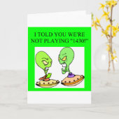 lustiges Bridge-Design Karte (Gelbe Blume)