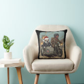 Lustiges britisches Weihnachtsthema Kissen (Stuhl )