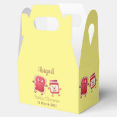 Lustiges Brot und Marmeladenfiguren Geschenkschachtel (Geöffnet)