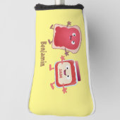 Lustiges Brot und Marmeladenfiguren Golf Headcover (Rotieren 90)