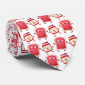 Lustiges Brot und Marmeladenfiguren Krawatte (Gerollt)