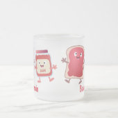 Lustiges Brot und Marmeladenfiguren Mattglastasse (Mittel)