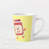 Lustiges Brot und Marmeladenfiguren Milchtasse (Rechts)