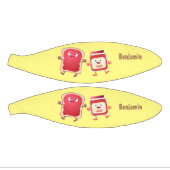 Lustiges Brot und Marmeladenfiguren Mini Basketball (Panele)