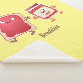 Lustiges Brot und Marmeladenfiguren Sherpadecke (3/4)