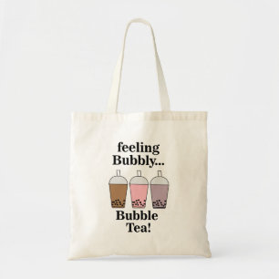 Lustiges Bubble-Tea-Getränk Tragetasche