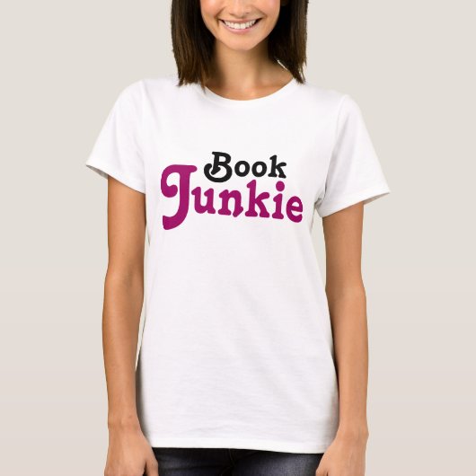 Lustiges Buch-Junkie-Lesegeschenk T-Shirt (Vorderseite)