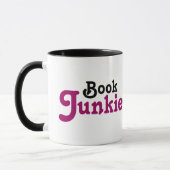 Lustiges Buch-Junkie-Lesegeschenk Tasse (Links)