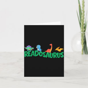 Lustiges Buch readosaurus Dinosaurier Bücher Bibli Karte