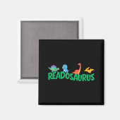 Lustiges Buch readosaurus Dinosaurier Bücher Bibli Magnet (Vorderseite/Rückseite)