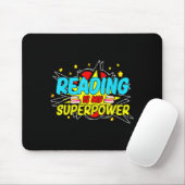 Lustiges Bücher-Nerd Buch-Süchtiger Design Frauen Mousepad (Mit Mouse)