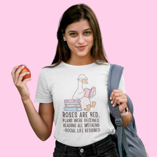 Lustiges Buchliebhaber-Gans-Geschenk "Das ganze Wo Tri-Blend Shirt