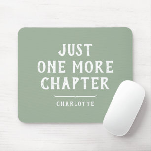 Lustiges Buchliebhaber-Spruch Sagegrün Custom Mousepad