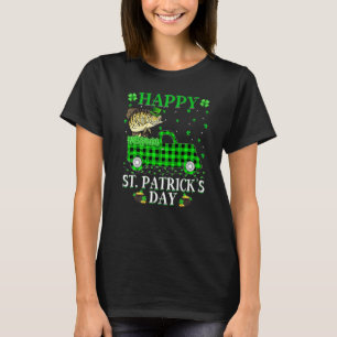 Lustiges Büffel-Karo Grün Lastwagen Crappie Fisch T-Shirt
