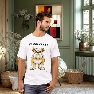 Lustiges Bulldoggen-T-Shirt mit der Aufschrift 'Ha T-Shirt