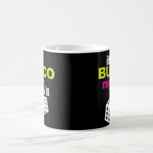 Lustiges Bunco Kaffeetasse (Mittel)