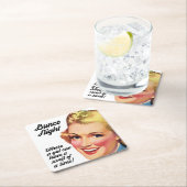 Lustiges Bunco Spieler-Schwellen einer Zeit Rechteckiger Pappuntersetzer (Vor Ort)