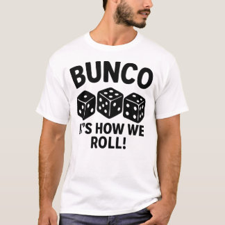 Lustiges Bunco-Würfelspiel-Abend-T-Shirt T-Shirt
