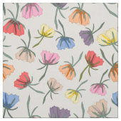 Lustiges bunter Blumenmuster auf Baumwolle Stoff (Muster)