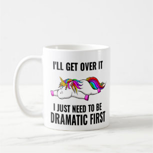 Lustiges Buntes Einhorn Sei Dramatisch Kaffeetasse