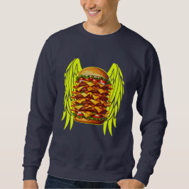 lustiges Burgerdesign für Liebhaber Sweatshirt
