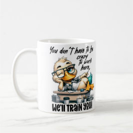 Lustiges Büro-Leben Kaffeetassen-Wrap | Arbeits-Hu Kaffeetasse