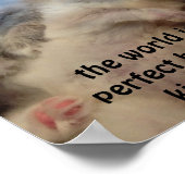 lustiges Butterkuchen-Poster Poster (Ecke)