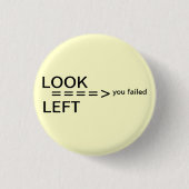 Lustiges Button (Vorderseite)