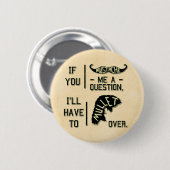 Lustiges Button (Vorne & Hinten)