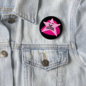 lustiges Button des Superstarlehrers (Beispiel)