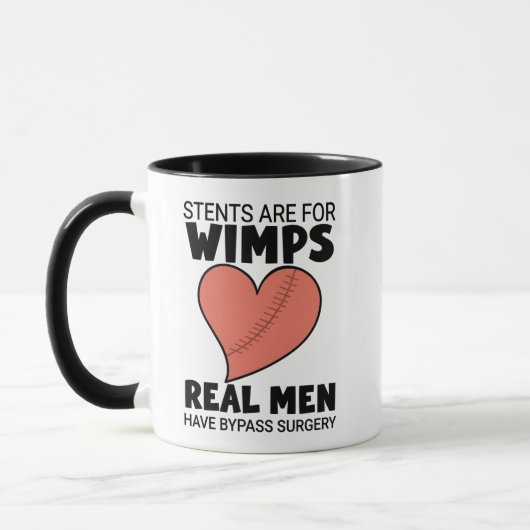 Lustiges Bypass-Operations-Erholungsgeschenk Kaffe Tasse (Links)