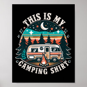 Lustiges Camper-Wander-Natur-Shirt Das ist mein Ca Poster