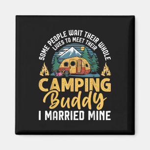 Lustiges Camping Camper Paar Camping Liebhaber Par Magnet