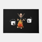 Lustiges Camping Fußmatte (Vorderseite)