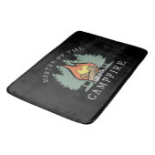 Lustiges Camping-Geschenk Badematte (Schrägansicht)