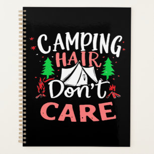 Lustiges Camping-Haar ist mir egal Planer
