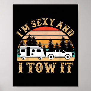 Lustiges Camping Rv Ich Bin Y Und Ich Ziehe Es Rv Poster