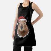 Lustiges Capybara-Weihnachten Schürze (InSitu)