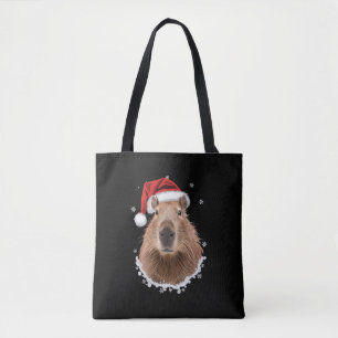 Lustiges Capybara-Weihnachten  Tasche