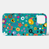 lustiges Cartoon aquamarin Case-Mate iPhone Hülle (Rückseite (Horizontal))