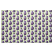 Lustiges Cartoon-Auberginen-Muster Stoff (Fat Quarter (45,7 x 55,9 cm))