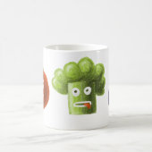 Lustiges Cartoon-Gemüse Kaffeetasse (Mittel)