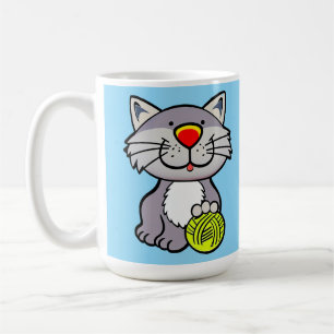 Lustiges Cartoon-Geschenk für Katzenliebhaber Kaffeetasse