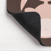 Lustiges Cartoon-Häschen mousepad (Ecke)
