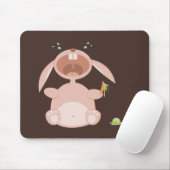 Lustiges Cartoon-Häschen mousepad (Mit Mouse)