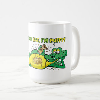 Lustiges Cartoon-Krokodil Kaffeetasse