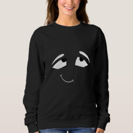 lustiges Cartoon Shirt, lustige Gesichter, Cartoon Sweatshirt