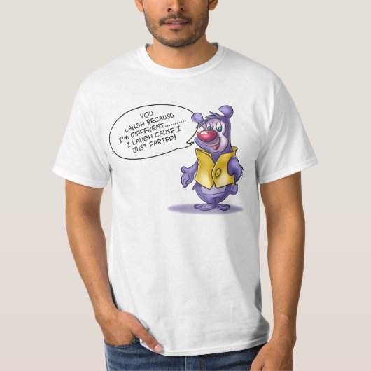 Lustiges Cartoonzitat T-Shirt (Vorderseite)