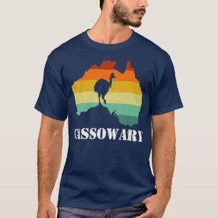 lustiges Cassowary Retro Cassowary T-Shirt