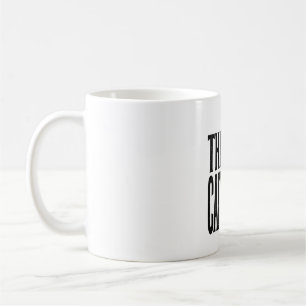Lustiges Catfather Vintage-Katz Zitat Grafik-Shirt Kaffeetasse